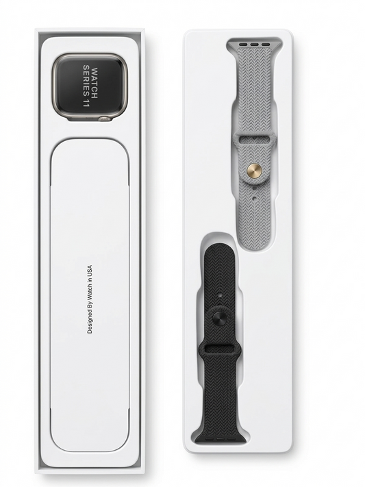 2026 New Series 11 Smart Watch | HD Display | Bluetooth Calling | Fitness Tracker | Heart Rate Monitor | Wireless Charging | For Men & Women